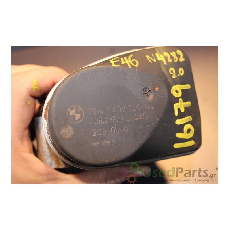BMW- E46 - Πεταλούδα Γκαζιού--13541439224-04 408238/422/003-ΕΤΟΣ:2003. Μεταχειρισμένα ανταλλακτικά αυτοκινήτων www.usedparts.gr-