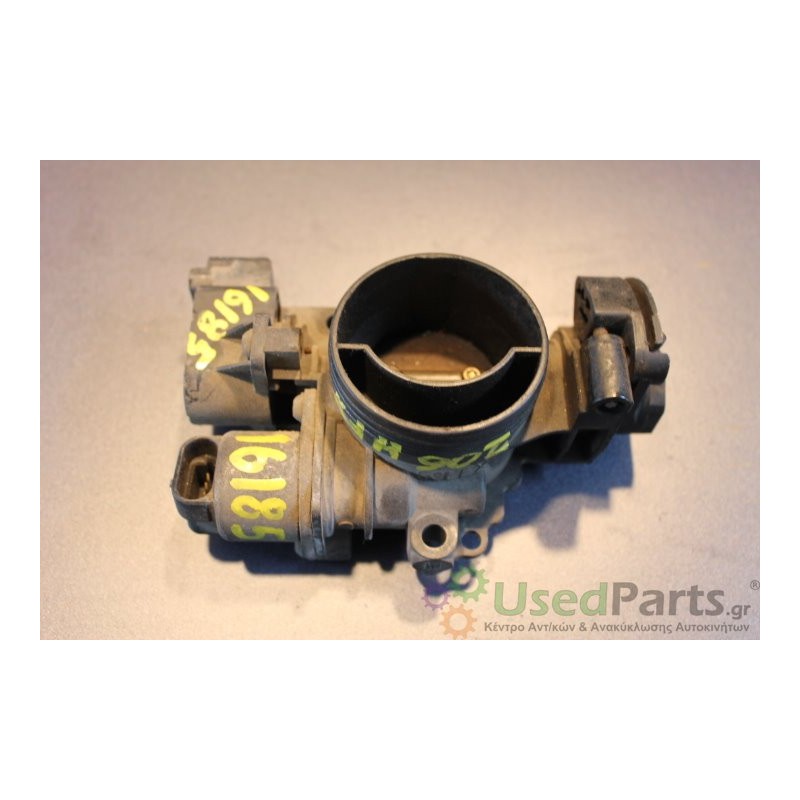 PEUGEOT- 206 - Πεταλούδα Γκαζιού--HFX 0012037A4 0392B0261-ΕΤΟΣ:2000. Μεταχειρισμένα ανταλλακτικά αυτοκινήτων www.usedparts.gr---