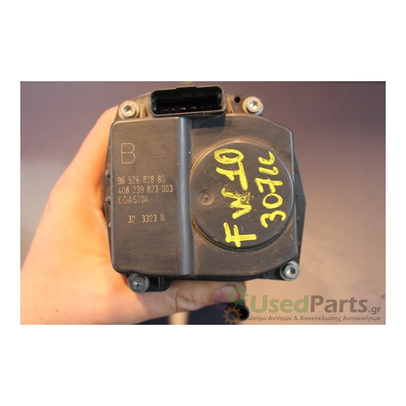 PEUGEOT- 307 - Πεταλούδα Γκαζιού--B 9652682880 408239823003 EGAST04 EW10-ΕΤΟΣ:2002. Μεταχειρισμένα ανταλλακτικά αυτοκινήτων www.