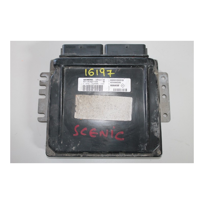 RENAULT- SCENIC - Εγκέφαλος--8200124318 S118301104B-ΕΤΟΣ:2000. Μεταχειρισμένα ανταλλακτικά αυτοκινήτων www.usedparts.gr--- Απόσυ