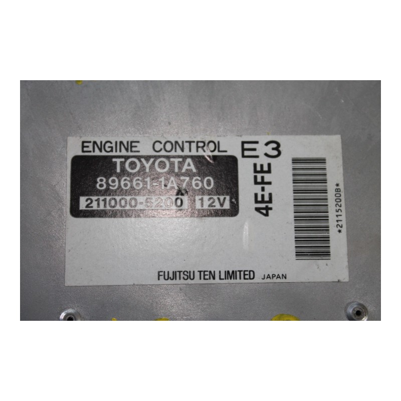 TOYOTA- COROLLA - Εγκέφαλος--89661-1A760 21000-5200-ΕΤΟΣ:1998. Μεταχειρισμένα ανταλλακτικά αυτοκινήτων www.usedparts.gr--- Απόσυ