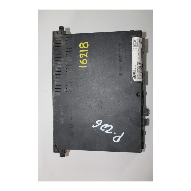 PEUGEOT- 206 - Εγκέφαλος--S105872300G BSI T1 962646088003 B2-ΕΤΟΣ:2001. Μεταχειρισμένα ανταλλακτικά αυτοκινήτων www.usedparts.gr