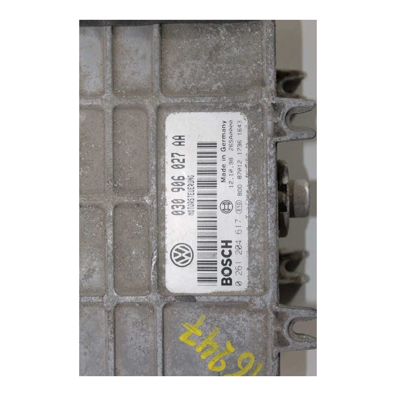 VW- POLO - Εγκέφαλος--0261204617 030906027AA-ΕΤΟΣ:1997. Μεταχειρισμένα ανταλλακτικά αυτοκινήτων www.usedparts.gr--- Απόσυρση αυτ