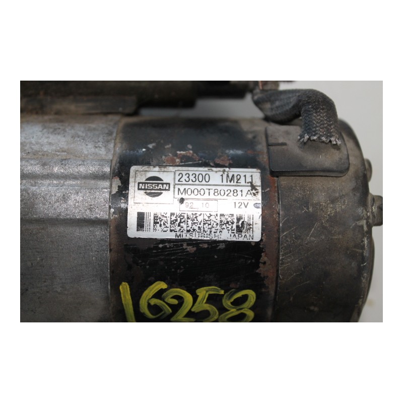 NISSAN- ALMERA - Μίζα--23300-1M211 M000T80281A-ΕΤΟΣ:2000. Μεταχειρισμένα ανταλλακτικά αυτοκινήτων www.usedparts.gr--- Απόσυρση α