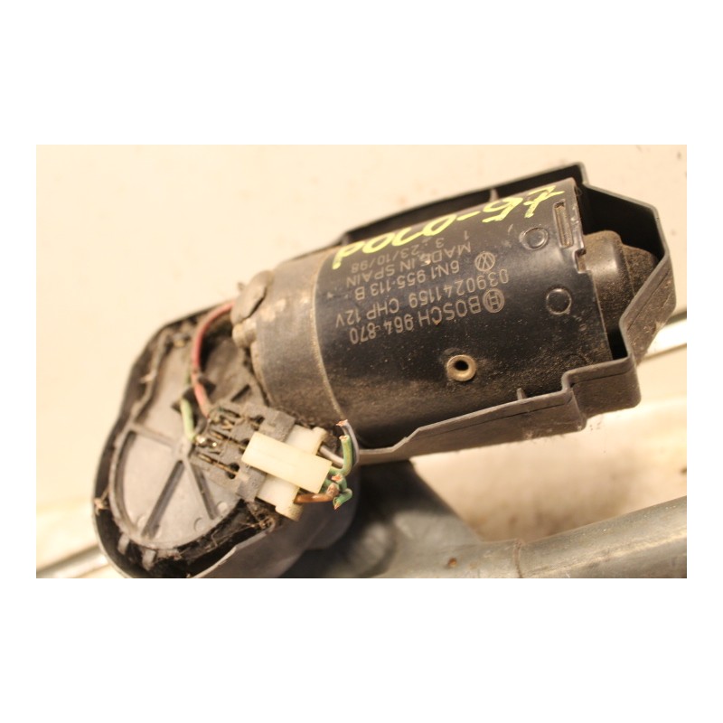 VW- POLO - Μοτέρ υαλοκαθαριστήρων---ΕΤΟΣ:1997 Μεταχειρισμένα ανταλλακτικά αυτοκινήτων www.usedparts.gr--- Απόσυρση αυτοκινήτων -