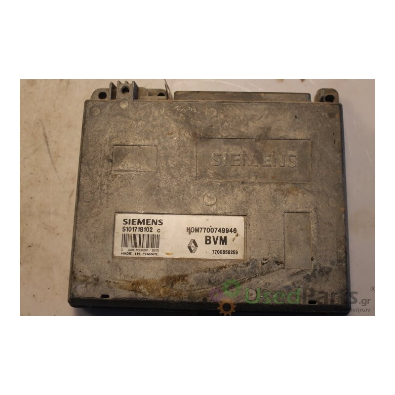 RENAULT- CLIO - Εγκέφαλος--CLIO I-ΕΤΟΣ: Μεταχειρισμένα ανταλλακτικά αυτοκινήτων www.usedparts.gr--- Απόσυρση αυτοκινήτων - αγορά