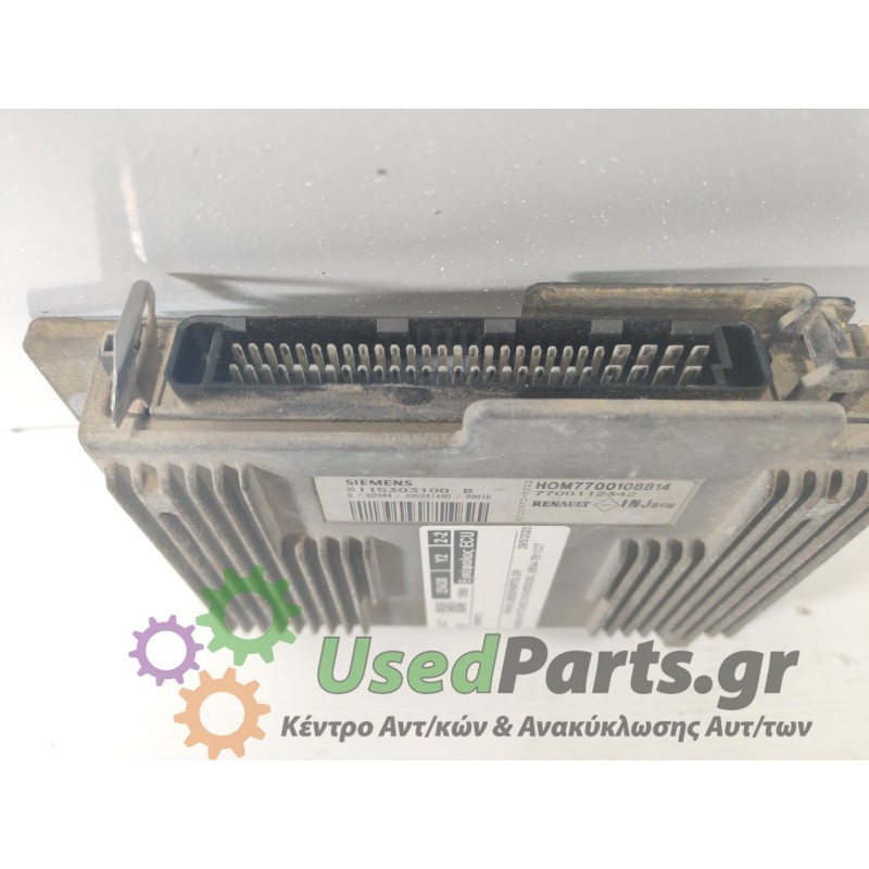 RENAULT - CLIO - Εγκέφαλος ECU - 5ΠΟΡΤΟ - ΕΤΟΣ: 1998 - ΚΩΔ.ΚΑΤ/ΣΤΗ: S115303100B HOM7700108814 7700112342.Μεταχειρισμένα ανταλλακ