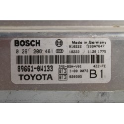 TOYOTA - COROLLA - Εγκέφαλος ECU -  - ΕΤΟΣ: 2001 - ΚΩΔ.ΚΑΤ/ΣΤΗ: 0261206481  01022226SA7647.Μεταχειρισμένα ανταλλακτικά αυτοκινήτ