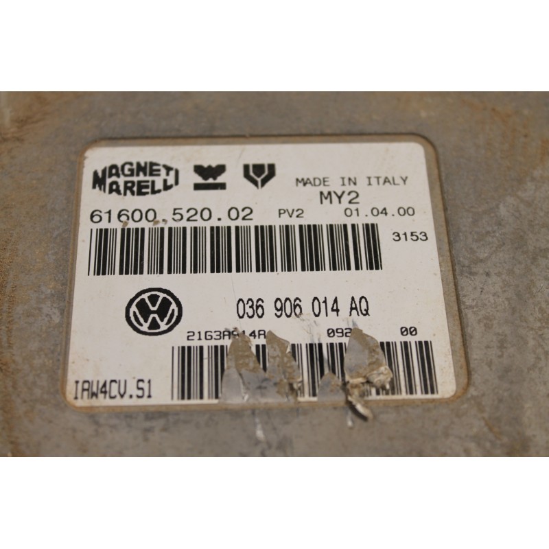 SEAT - LEON - Εγκέφαλος ECU -  - ΕΤΟΣ: 2000 - ΚΩΔ.ΚΑΤ/ΣΤΗ: 036906014AQ .Μεταχειρισμένα ανταλλακτικά αυτοκινήτων www.usedparts.gr