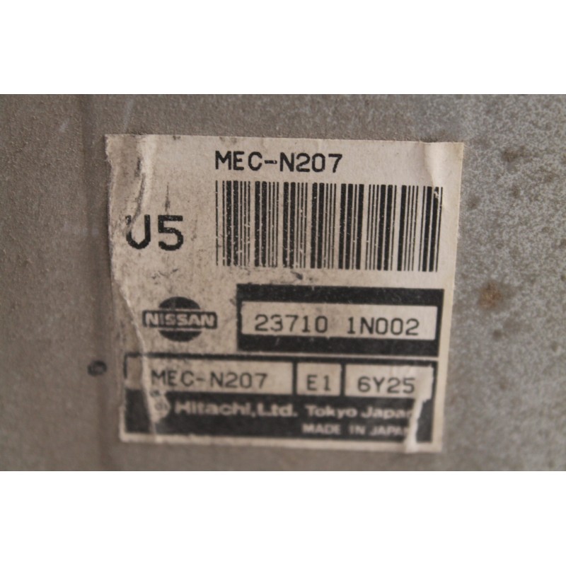 NISSAN - ALMERA - Εγκέφαλος ECU -  - ΕΤΟΣ: 2000 - ΚΩΔ.ΚΑΤ/ΣΤΗ: MECN207  237101N002 .Μεταχειρισμένα ανταλλακτικά αυτοκινήτων www.