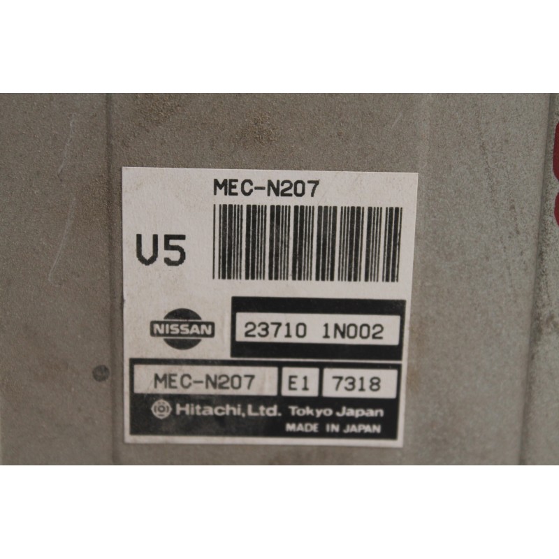 NISSAN - ALMERA - Εγκέφαλος ECU -  - ΕΤΟΣ: 1998 - ΚΩΔ.ΚΑΤ/ΣΤΗ: MECN207  237101N002.Μεταχειρισμένα ανταλλακτικά αυτοκινήτων www.u