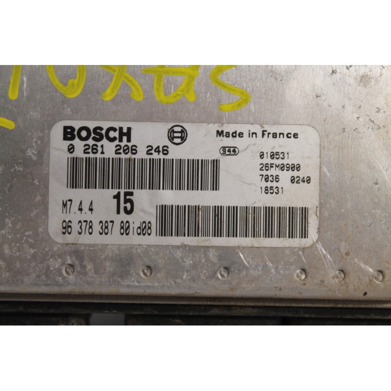 CITROEN - SAXO - Εγκέφαλος ECU -  - ΕΤΟΣ: 1998 - ΚΩΔ.ΚΑΤ/ΣΤΗ: 0261206246.Μεταχειρισμένα ανταλλακτικά αυτοκινήτων www.usedparts.g