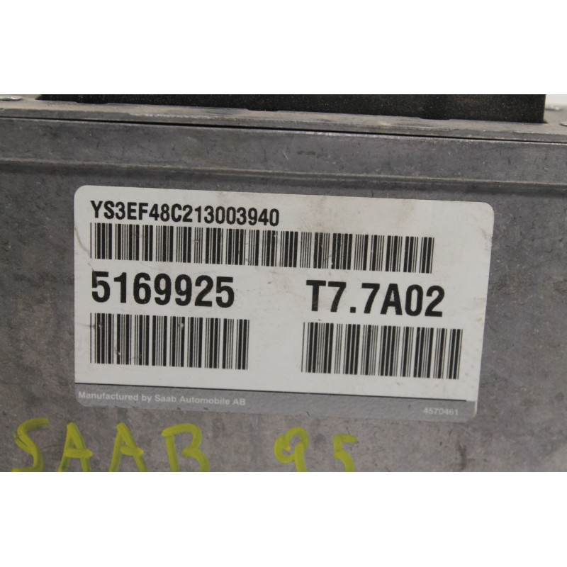 SAAB - 95 - Εγκέφαλος ECU -  - ΕΤΟΣ: 2000 - ΚΩΔ.ΚΑΤ/ΣΤΗ: YS3EF48C213003940.Μεταχειρισμένα ανταλλακτικά αυτοκινήτων www.usedparts