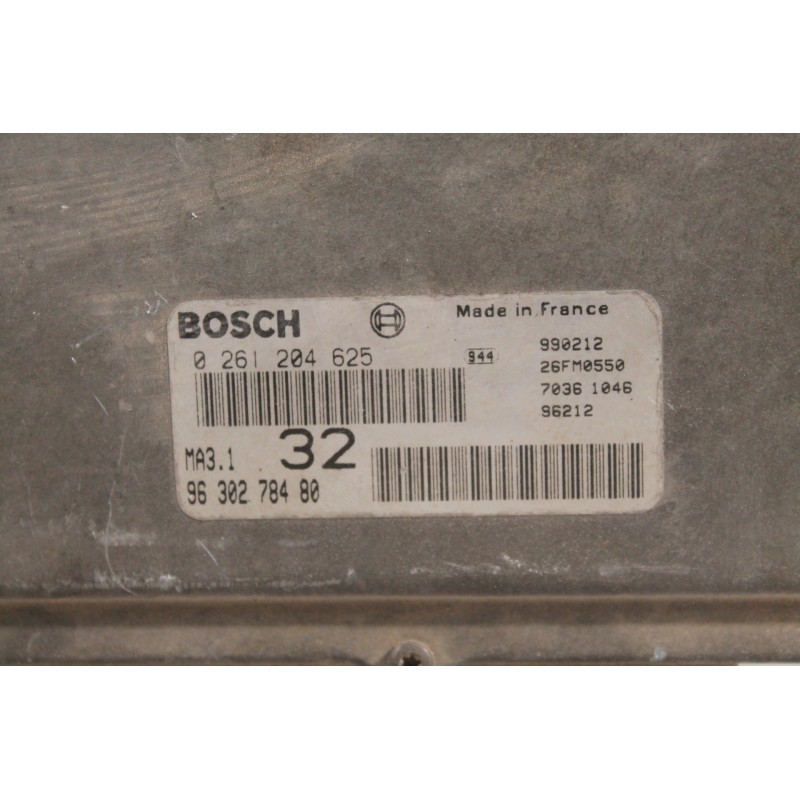 CITROEN - SAXO - Εγκέφαλος ECU -  - ΕΤΟΣ: 1997 - ΚΩΔ.ΚΑΤ/ΣΤΗ: 0261204625  9630278480.Μεταχειρισμένα ανταλλακτικά αυτοκινήτων www