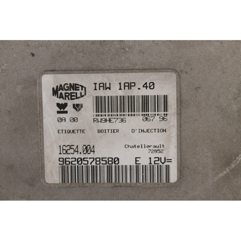 PEUGEOT - 106 - Εγκέφαλος ECU -  - ΕΤΟΣ: 2000 - ΚΩΔ.ΚΑΤ/ΣΤΗ: IAW1AP40  9620578580.Μεταχειρισμένα ανταλλακτικά αυτοκινήτων www.us