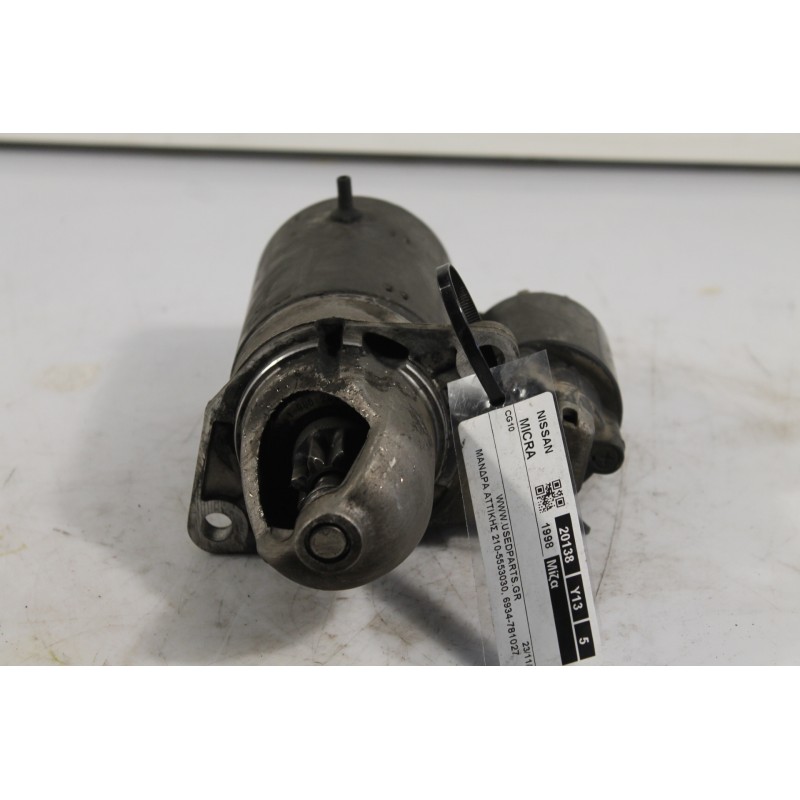NISSAN - MICRA - Μίζα -  - ΕΤΟΣ: 1998 - ΚΩΔ.ΚΑΤ/ΣΤΗ: 0001112018.Μεταχειρισμένα ανταλλακτικά αυτοκινήτων www.usedparts.gr.Απόσυρσ