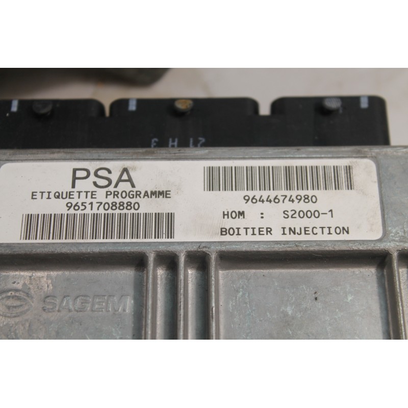 CITROEN - C5 - Εγκέφαλος Kit -  - ΕΤΟΣ: 2001 - ΚΩΔ.ΚΑΤ/ΣΤΗ: 9651708880  9644674980  T118470004F  9643498780-00.Μεταχειρισμένα αν