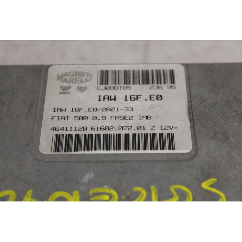 FIAT - SEICENTO - Εγκέφαλος Kit -  - ΕΤΟΣ: 1998 - ΚΩΔ.ΚΑΤ/ΣΤΗ: 46411120 61602 07201Z IAW16FEO 46734570.Μεταχειρισμένα ανταλλακτι