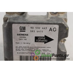 OPEL - CORSA - Εγκέφαλος ECU -  - ΕΤΟΣ: 1997 - ΚΩΔ.ΚΑΤ/ΣΤΗ: 90532443.Μεταχειρισμένα ανταλλακτικά αυτοκινήτων www.usedparts.gr.Απ