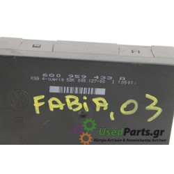 SKODA - FABIA - Πλακέτα -  - ΕΤΟΣ: 2003 - ΚΩΔ.ΚΑΤ/ΣΤΗ: 6Q0959433A.Μεταχειρισμένα ανταλλακτικά αυτοκινήτων www.usedparts.gr.Απόσυ