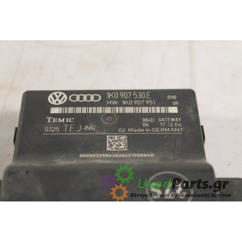 VW - GOLF - Πλακέτα -  - ΕΤΟΣ: 2004 - ΚΩΔ.ΚΑΤ/ΣΤΗ: 1K0907530E.Μεταχειρισμένα ανταλλακτικά αυτοκινήτων www.usedparts.gr.Απόσυρση