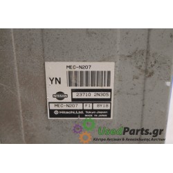 NISSAN - ALMERA - Εγκέφαλος ECU -  - ΕΤΟΣ: 1998 - ΚΩΔ.ΚΑΤ/ΣΤΗ: 23710 2N305  MEC-N207.Μεταχειρισμένα ανταλλακτικά αυτοκινήτων www