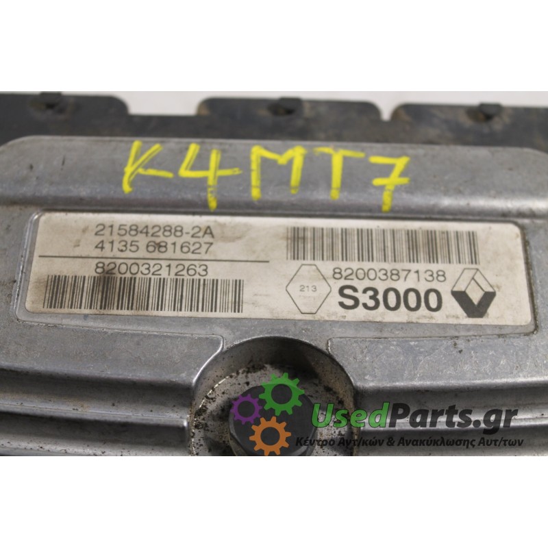 RENAULT - MEGANE SCENIC - Εγκέφαλος ECU -  - ΕΤΟΣ: 1999 - ΚΩΔ.ΚΑΤ/ΣΤΗ: 21584288-2A  4135681627 .Μεταχειρισμένα ανταλλακτικά αυτο