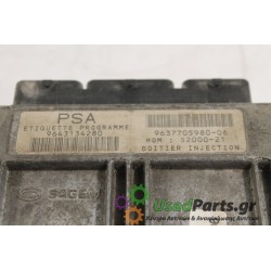 CITROEN - SAXO - Εγκέφαλος ECU -  - ΕΤΟΣ: 2000 - ΚΩΔ.ΚΑΤ/ΣΤΗ: S2000-21 9643134280.Μεταχειρισμένα ανταλλακτικά αυτοκινήτων www.us