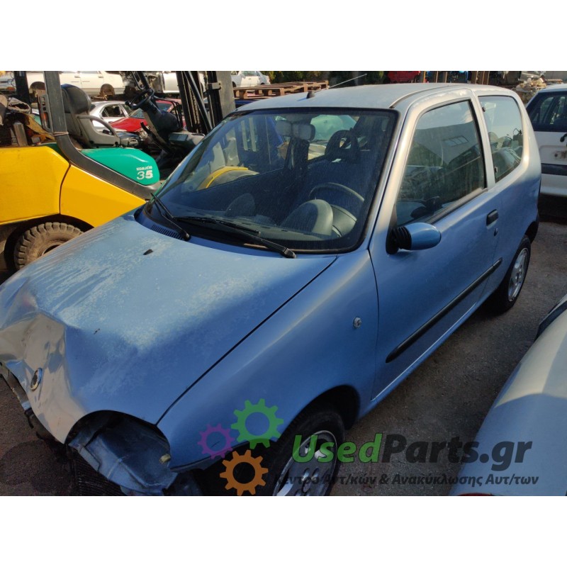 FIAT - SEICENTO - Ολόκληρο Αυτοκίνητο - 2ΠΟΡΤΟ - ΚΩΔΙΚΟΣ ΜΗΧΑΝΗΣ: 187A1000 - ΚΥΒΙΚΑ: 1108 - ΕΤΟΣ: 2002