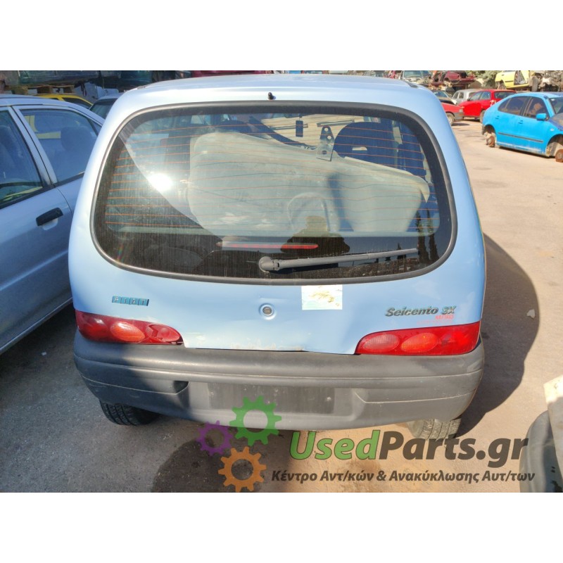 FIAT - SEICENTO - Ολόκληρο Αυτοκίνητο - 2ΠΟΡΤΟ - ΚΩΔΙΚΟΣ ΜΗΧΑΝΗΣ: 187A1000 - ΚΥΒΙΚΑ: 1108 - ΕΤΟΣ: 2002