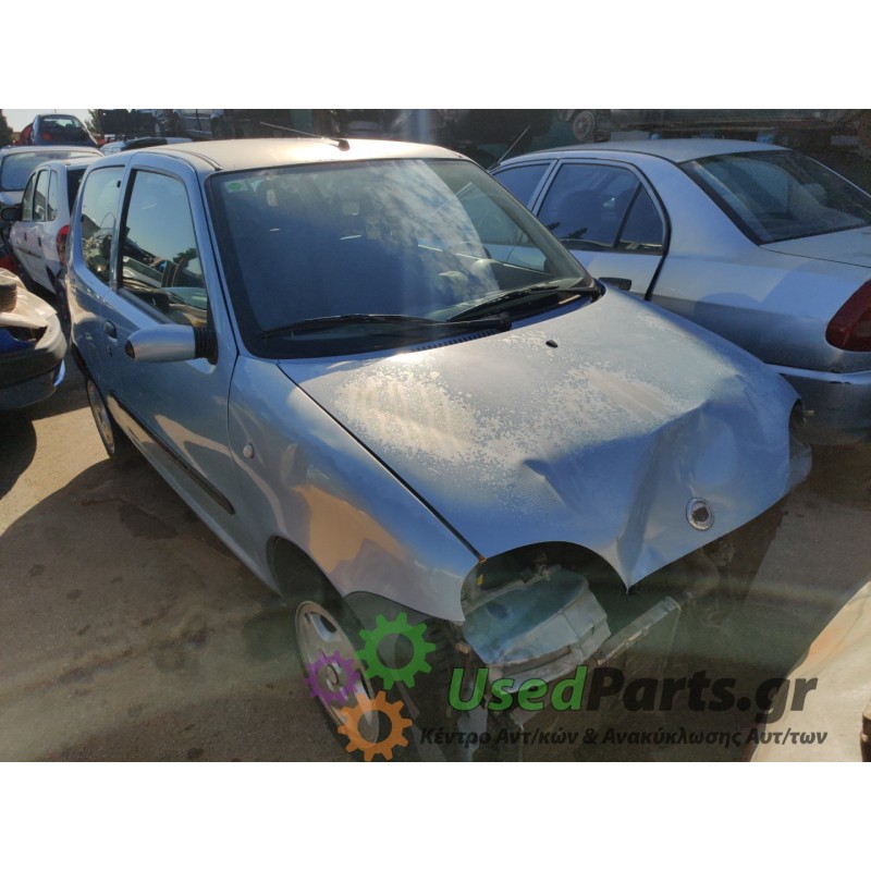 FIAT - SEICENTO - Ολόκληρο Αυτοκίνητο - 2ΠΟΡΤΟ - ΚΩΔΙΚΟΣ ΜΗΧΑΝΗΣ: 187A1000 - ΚΥΒΙΚΑ: 1108 - ΕΤΟΣ: 2002