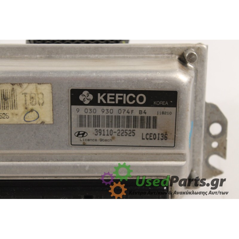 HYUNDAI - ACCENT - Εγκέφαλος ECU -  - ΕΤΟΣ: 2000 - ΚΩΔ.ΚΑΤ/ΣΤΗ: 030930074FB4  39100-22525.Μεταχειρισμένα ανταλλακτικά αυτοκινήτω