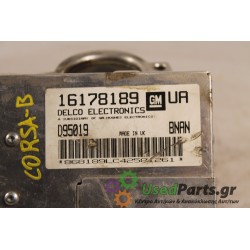 OPEL - CORSA - Εγκέφαλος ECU -  - ΕΤΟΣ: 1997 - ΚΩΔ.ΚΑΤ/ΣΤΗ: 16178189.Μεταχειρισμένα ανταλλακτικά αυτοκινήτων www.usedparts.gr.Απ