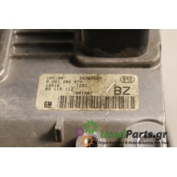 OPEL - CORSA - Εγκέφαλος ECU -  - ΕΤΟΣ: 2000 - ΚΩΔ.ΚΑΤ/ΣΤΗ: 0261206074.Μεταχειρισμένα ανταλλακτικά αυτοκινήτων www.usedparts.gr.