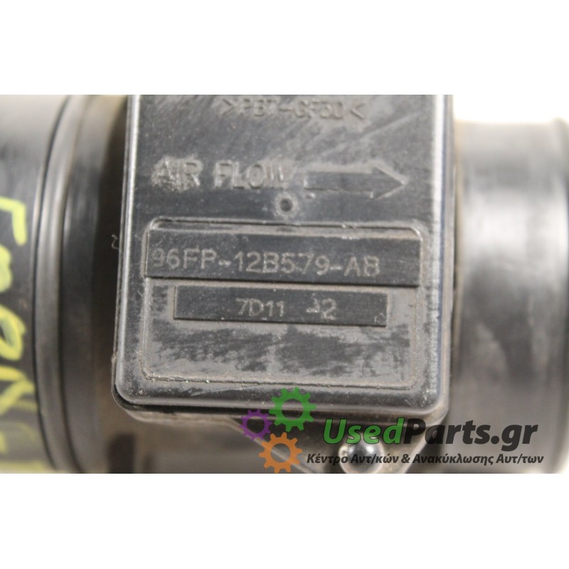 FORD - KA - Μετρητής μάζας αέρα -  - ΕΤΟΣ: 1998 - ΚΩΔ.ΚΑΤ/ΣΤΗ: 96FP-12B579-AB.Μεταχειρισμένα ανταλλακτικά αυτοκινήτων www.usedpa