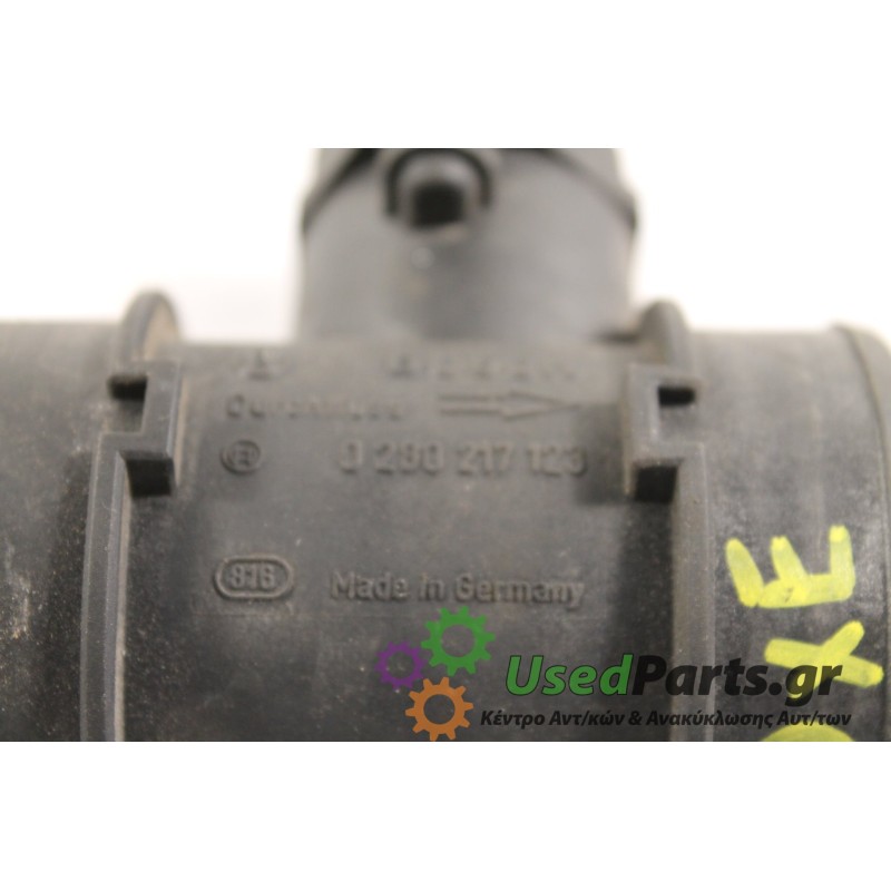 OPEL - CORSA - Μετρητής μάζας αέρα -  - ΕΤΟΣ: 1997 - ΚΩΔ.ΚΑΤ/ΣΤΗ: 0280217123.Μεταχειρισμένα ανταλλακτικά αυτοκινήτων www.usedpar