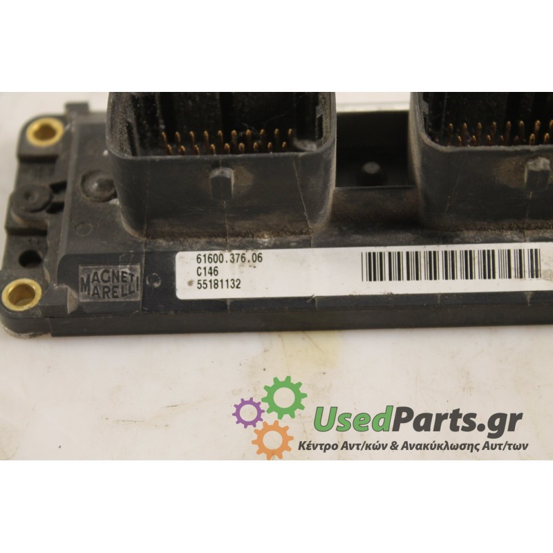 FIAT - PUNTO - Εγκέφαλος ECU -  - ΕΤΟΣ: 2002 - ΚΩΔ.ΚΑΤ/ΣΤΗ: 6160037606.Μεταχειρισμένα ανταλλακτικά αυτοκινήτων www.usedparts.gr.
