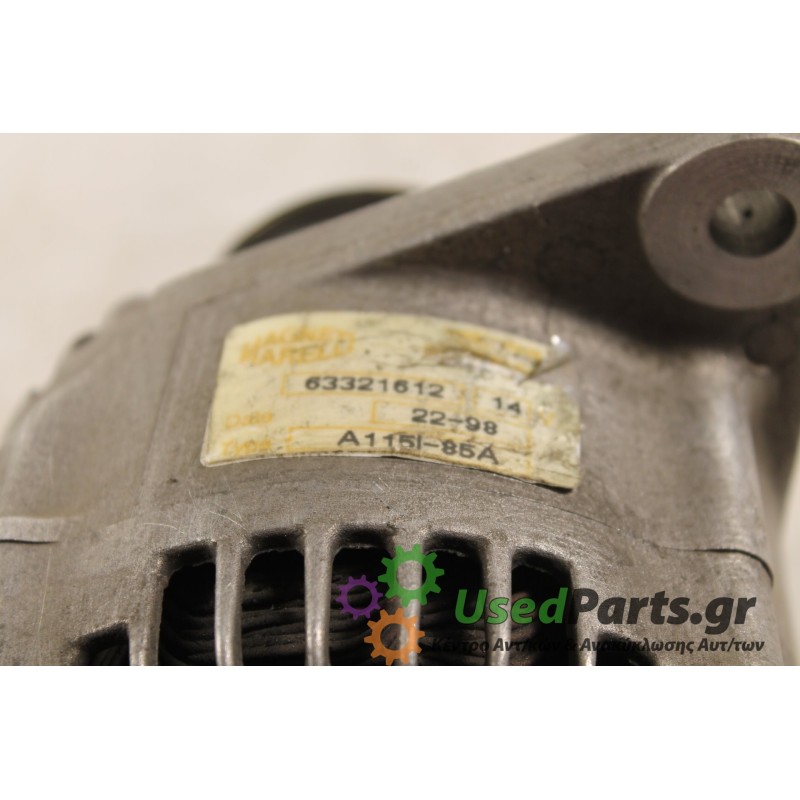 ALFA ROMEO - 146 - Δυναμό -  - ΕΤΟΣ: 1999 - ΚΩΔ.ΚΑΤ/ΣΤΗ: 6332161214  85A.Μεταχειρισμένα ανταλλακτικά αυτοκινήτων www.usedparts.g