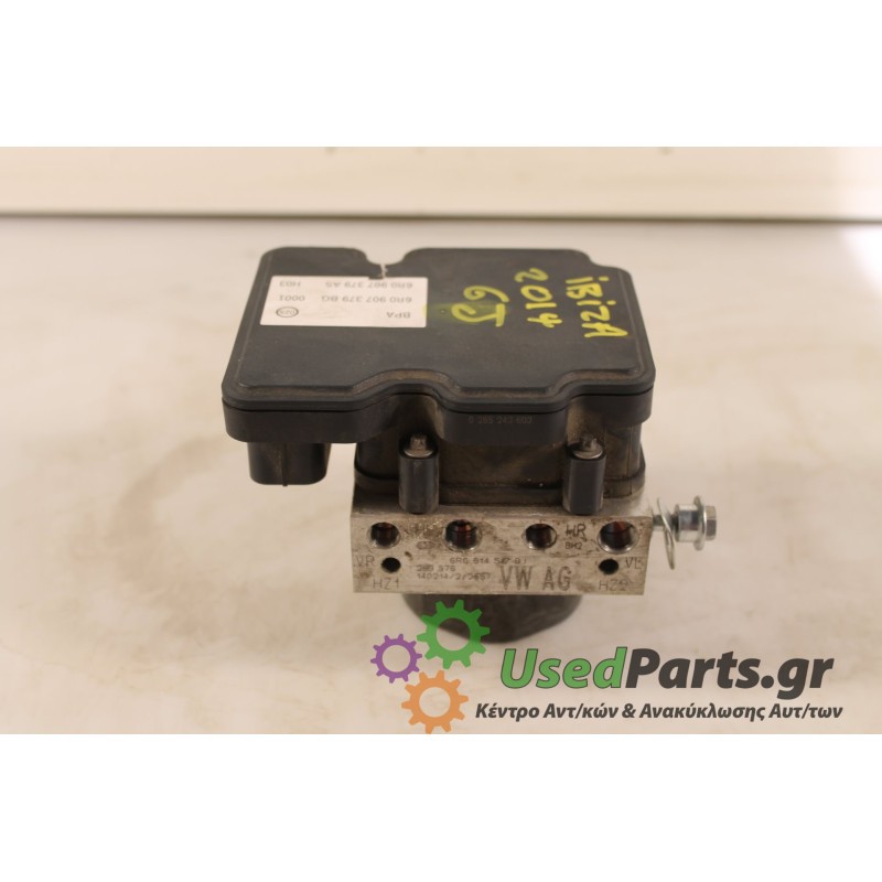 SEAT - IBIZA - Μονάδα ABS -  - ΘΕΣΗ:  - ΕΤΟΣ: 2014 - ΚΩΔ.ΚΑΤ/ΣΤΗ: 6R0907379BG  6R0907379AS.Μεταχειρισμένα ανταλλακτικά αυτοκινήτ