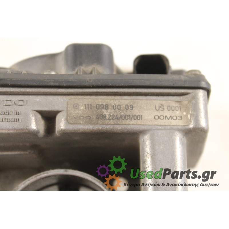 MERCEDES - W210 - Πεταλούδα γκαζιού - ΚΩΔΙΚΟΣ ΜΗΧΑΝΗΣ:  - ΚΥΒΙΚΑ:  - ΕΤΟΣ: 1999 - ΚΩΔ.ΚΑΤ/ΣΤΗ: 1110980009.Μεταχειρισμένα ανταλλα