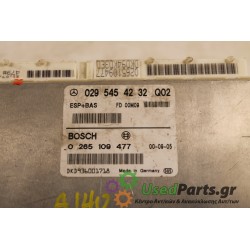 MERCEDES - W168 - Εγκέφαλος ECU -  - ΕΤΟΣ: 2004 - ΚΩΔ.ΚΑΤ/ΣΤΗ: 0295454232Q02  0265109477.Μεταχειρισμένα ανταλλακτικά αυτοκινήτων