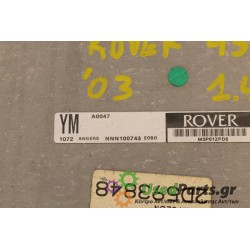 ROVER - 45 - Εγκέφαλος ECU -  - ΕΤΟΣ: 2003 - ΚΩΔ.ΚΑΤ/ΣΤΗ: NNN100743.Μεταχειρισμένα ανταλλακτικά αυτοκινήτων www.usedparts.gr.Από