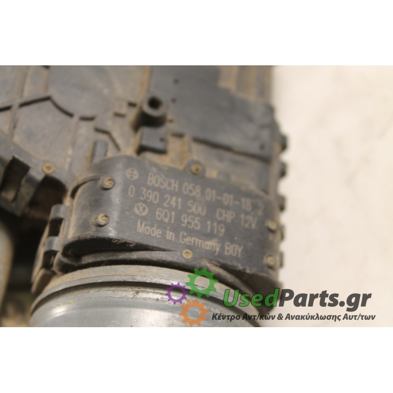 SKODA - FABIA - Μοτέρ υαλοκαθαριστήρων -  - ΕΤΟΣ: 2009 - ΚΩΔ.ΚΑΤ/ΣΤΗ: 0390241500  6Q1955119.Μεταχειρισμένα ανταλλακτικά αυτοκινή