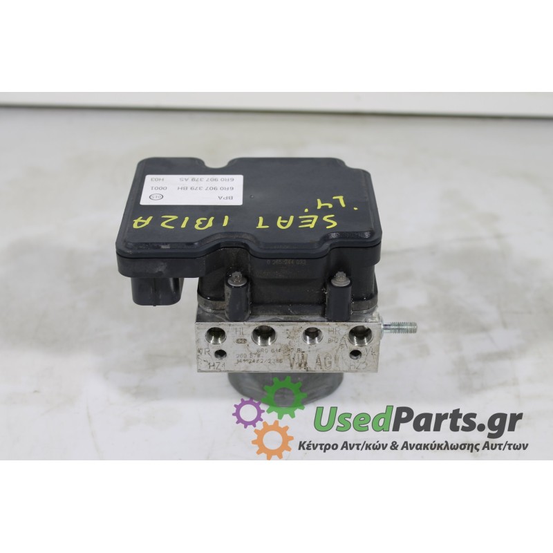 SEAT - IBIZA - Μονάδα ABS -  - ΘΕΣΗ:  - ΕΤΟΣ: 2014 - ΚΩΔ.ΚΑΤ/ΣΤΗ: 6R0907379BH.Μεταχειρισμένα ανταλλακτικά αυτοκινήτων www.usedpa