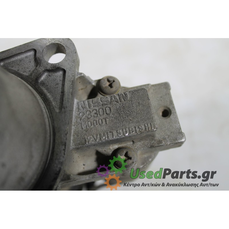 NISSAN - ALMERA - Μίζα - ΣΕΝΤΑΝ - ΕΤΟΣ: 1999 - ΚΩΔ.ΚΑΤ/ΣΤΗ: 233001M216 M000T80285A MITSUBISHI.Μεταχειρισμένα ανταλλακτικά αυτοκι