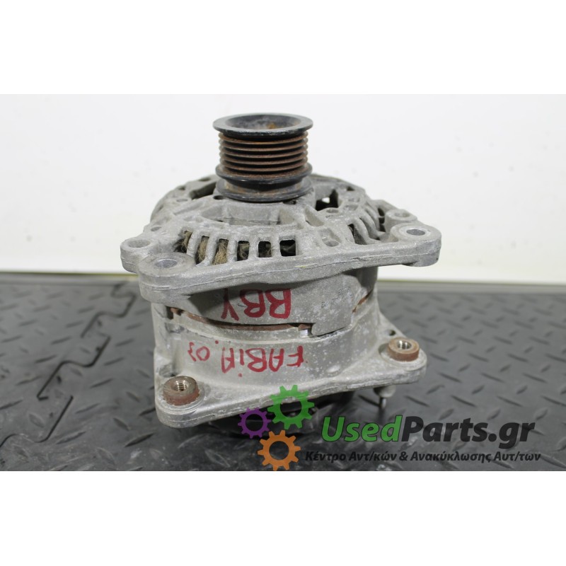 SKODA - FABIA - Δυναμό - 5ΠΟΡΤΟ - ΕΤΟΣ: 1999-2007 - ΚΩΔ.ΚΑΤ/ΣΤΗ: 037903025M 0124325013390 90AMP.Μεταχειρισμένα ανταλλακτικά αυτο