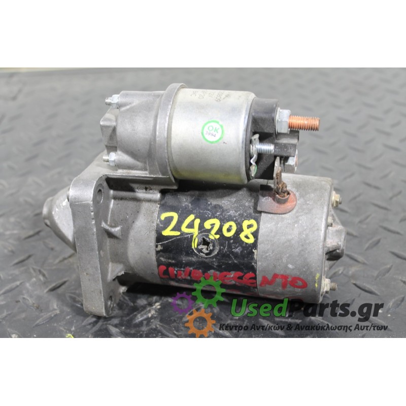 FIAT - CINQUECENTO - Μίζα - 2ΠΟΡΤΟ - ΕΤΟΣ: 1993-1998 - ΚΩΔ.ΚΑΤ/ΣΤΗ: .Μεταχειρισμένα ανταλλακτικά αυτοκινήτων www.usedparts.gr.Απ