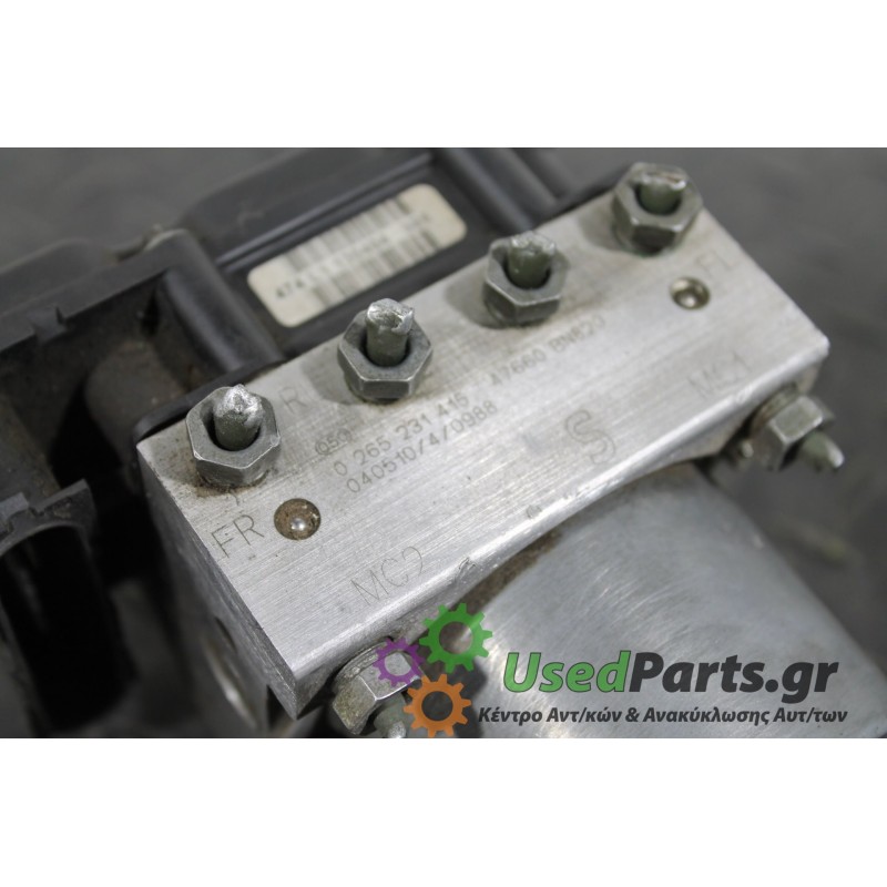 NISSAN - ALMERA - Μονάδα ABS - 5ΠΟΡΤΟ - ΘΕΣΗ:  - ΕΤΟΣ: 2000-2006 N16 - ΚΩΔ.ΚΑΤ/ΣΤΗ: 0265231415 0265800330 .Μεταχειρισμένα ανταλλ