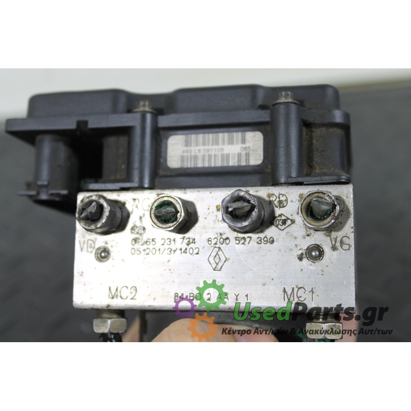 RENAULT - MEGANE - Μονάδα ABS -  - ΘΕΣΗ:  - ΕΤΟΣ: 2002-2005 - ΚΩΔ.ΚΑΤ/ΣΤΗ: 0265231734 8200527390.Μεταχειρισμένα ανταλλακτικά αυτ