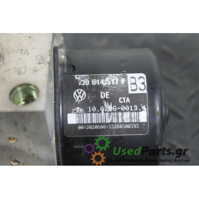 SKODA - OCTAVIA - Μονάδα ABS - 5ΠΟΡΤΟ - ΘΕΣΗ:  - ΕΤΟΣ: 1997-2010 4 - ΚΩΔ.ΚΑΤ/ΣΤΗ: 614517F VLU0L11B87 100960-03143 00001027D3.Μετ